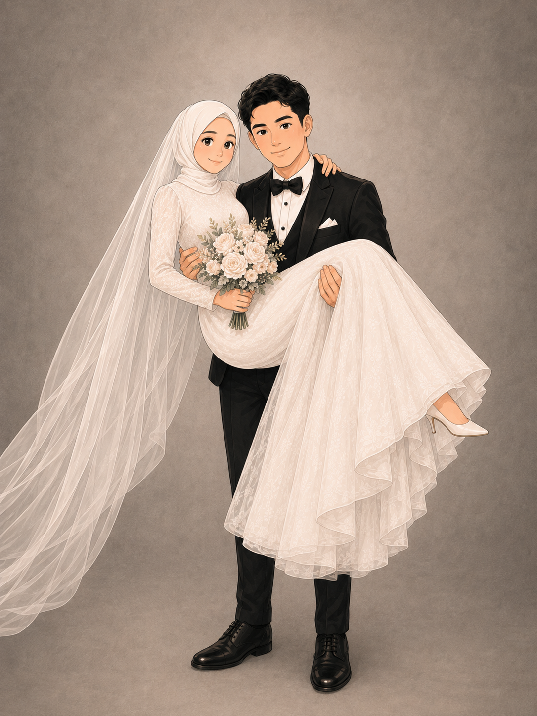 Foto resepsi Budi & Niyala