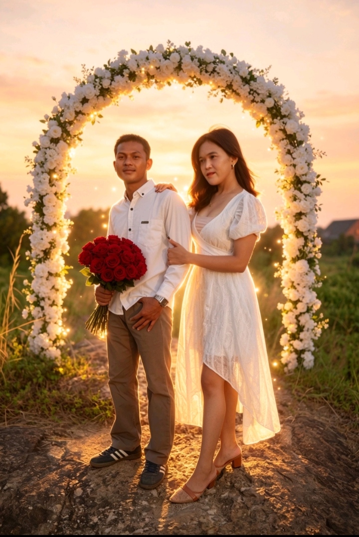 Foto love story Lamaran
